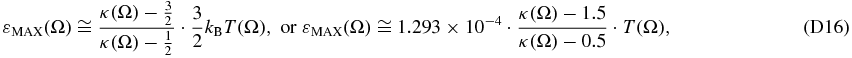 Equation (D16)