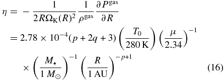 Equation (16)
