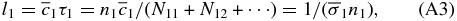 Equation (A3)