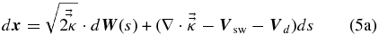 Equation (5a)