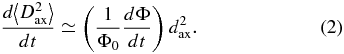 Equation (2)