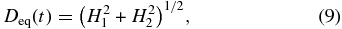 Equation (9)