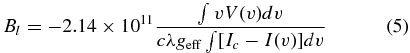 Equation (5)