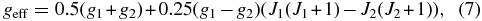 Equation (7)