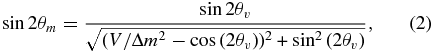 Equation (2)