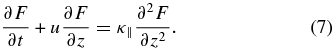 Equation (7)