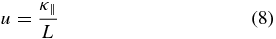 Equation (8)