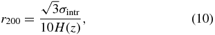 Equation (10)