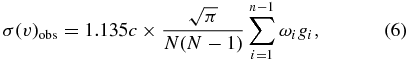 Equation (6)