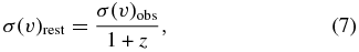 Equation (7)