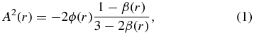 Equation (1)
