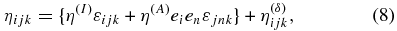 Equation (8)