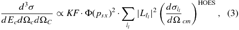 Equation (3)