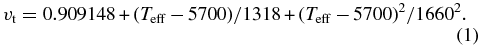 Equation (1)