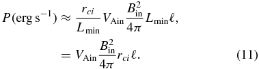 Equation (11)
