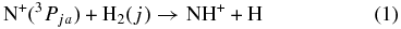Equation (1)