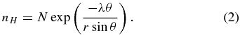 Equation (2)