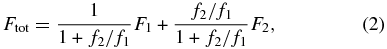 Equation (2)