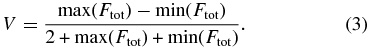 Equation (3)