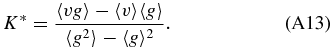 Equation (A13)
