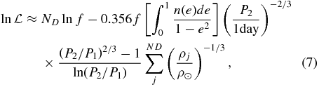 Equation (7)