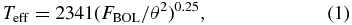 Equation (1)