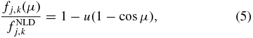 Equation (5)