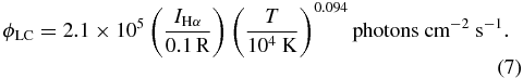 Equation (7)