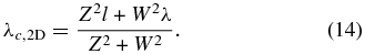 Equation (14)