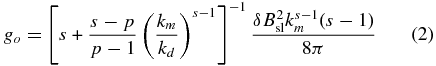 Equation (2)