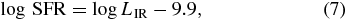 Equation (7)