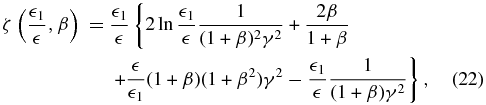 Equation (22)