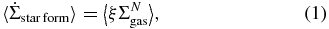 Equation (1)