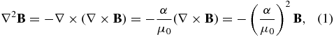 Equation (1)