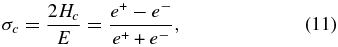 Equation (11)