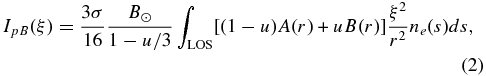 Equation (2)
