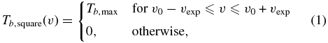 Equation (1)