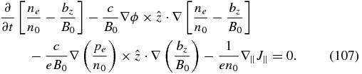 Equation (107)