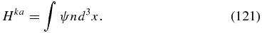 Equation (121)