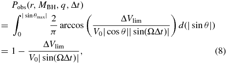 Equation (8)