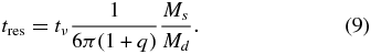Equation (9)