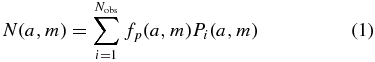 Equation (1)