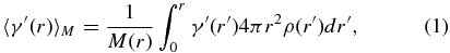 Equation (1)