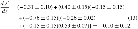 Equation (13)