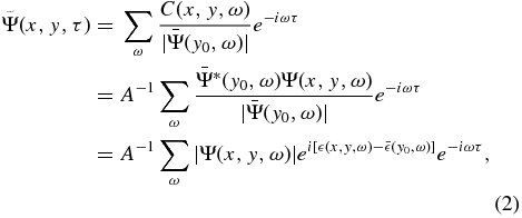 Equation (2)