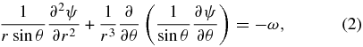 Equation (2)