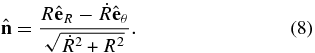 Equation (8)
