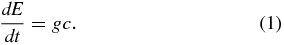 Equation (1)
