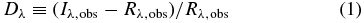 Equation (1)