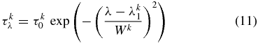 Equation (11)